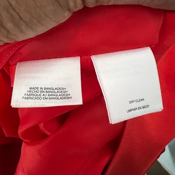 Evan Picone black label orange dress sleeveless black waist size 6 - Picture 4 of 7